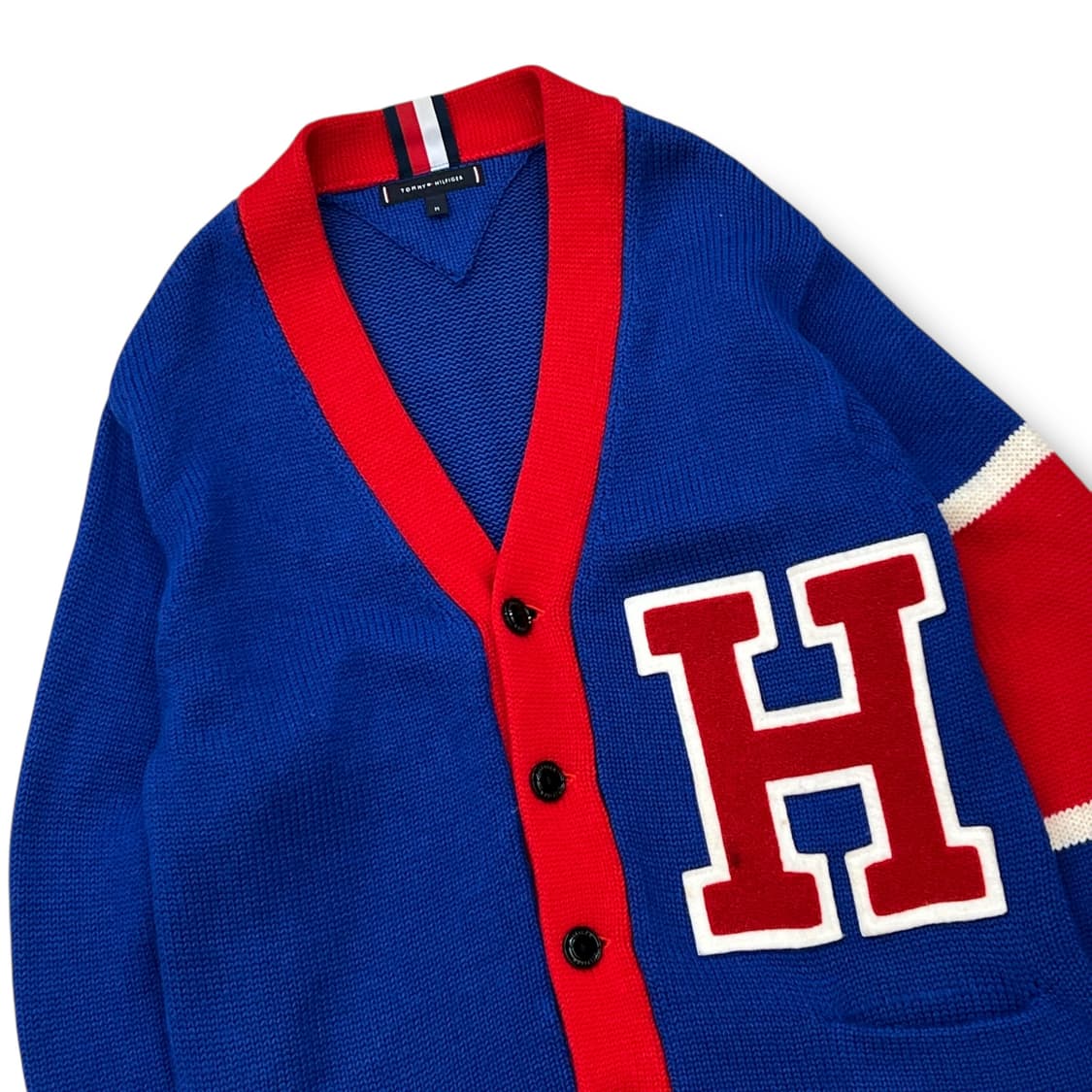 타미힐피거 빅로고 니트가디건 r2103 상품이미지3