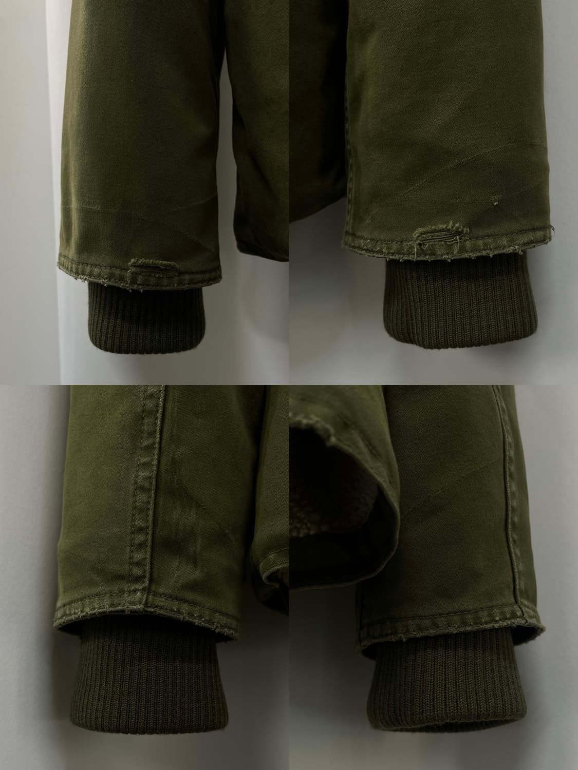 폴로 랄프로렌 디스트레스드 올리브 시어링 매키노 쉐르파 데크자켓 상품이미지8