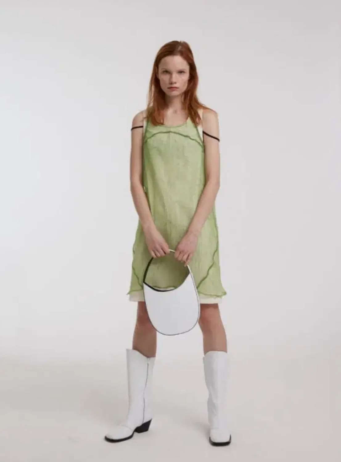 더오픈프로덕트 링클 더블 드레스 오픈yy 상품이미지1