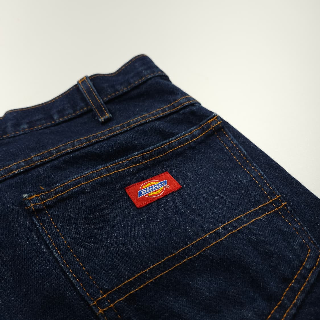 디키즈 USA 인디고 데님 레귤러 와이드 팬츠 (XL) 상품이미지3