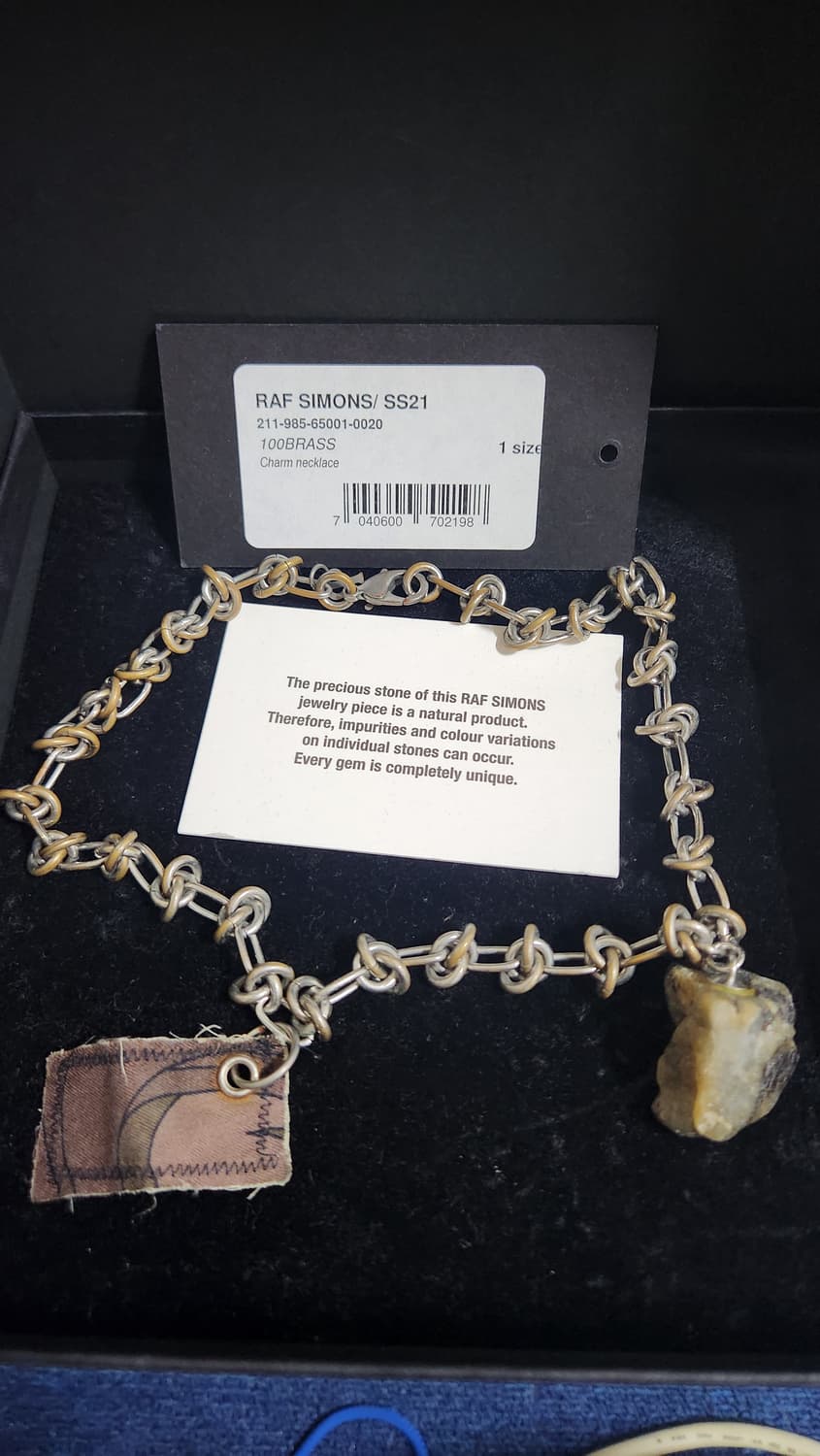 21ss 라프시몬스 참 목걸이 상품이미지1