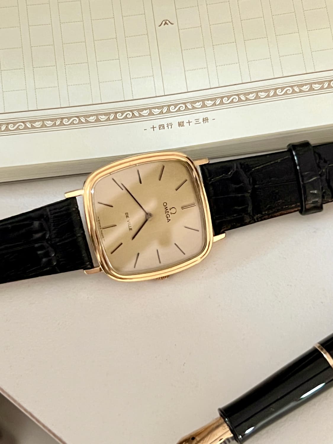 OMEGA 오메가 드빌 스퀘어 수동감기 남성 시계 상품이미지1