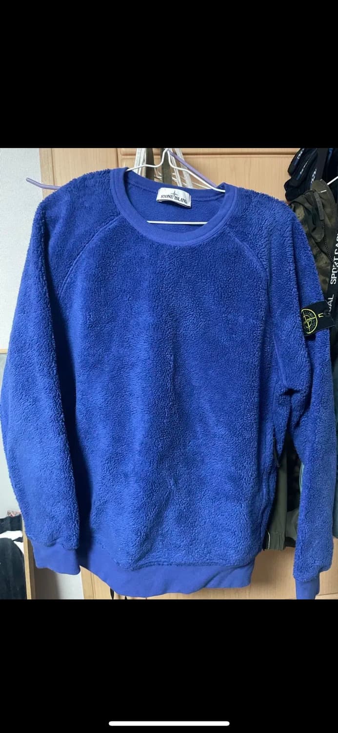 스톤 코튼 파일 맨투맨 상품이미지1