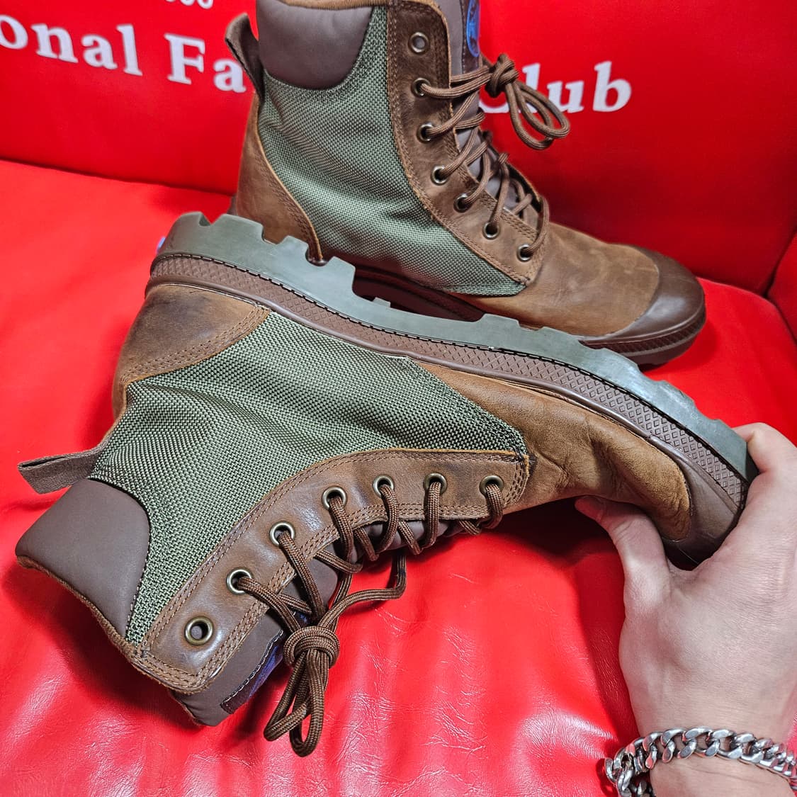 팔라디움(Palladium) 커프 레더 가죽 워커 부츠 43size 상품이미지5