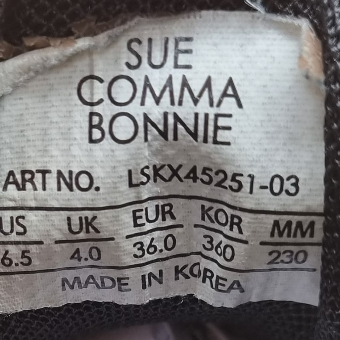 슈콤마보니 헤븐 여성스니커즈230 굽5 상품이미지5