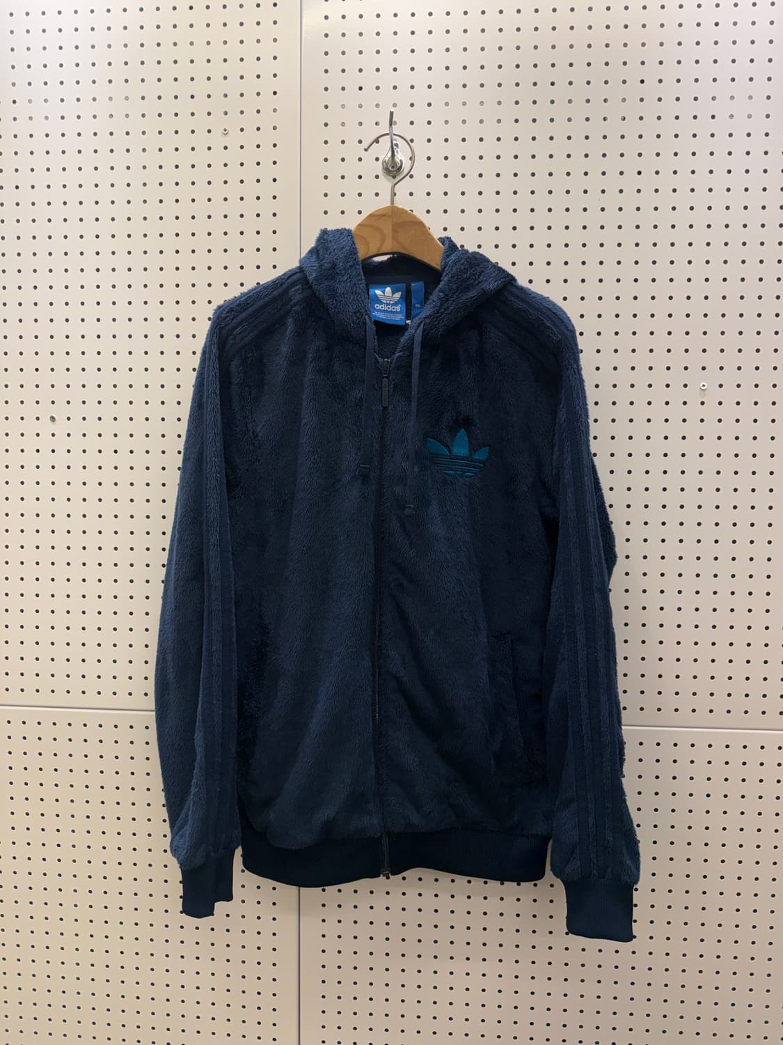 아디다스 파이어버드 빅로고 쉐르파 후드집업 U290 상품이미지2