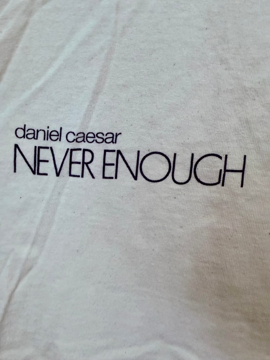 Daniel caesar 다니엘 시저 NeverEnough T shirt 상품이미지4