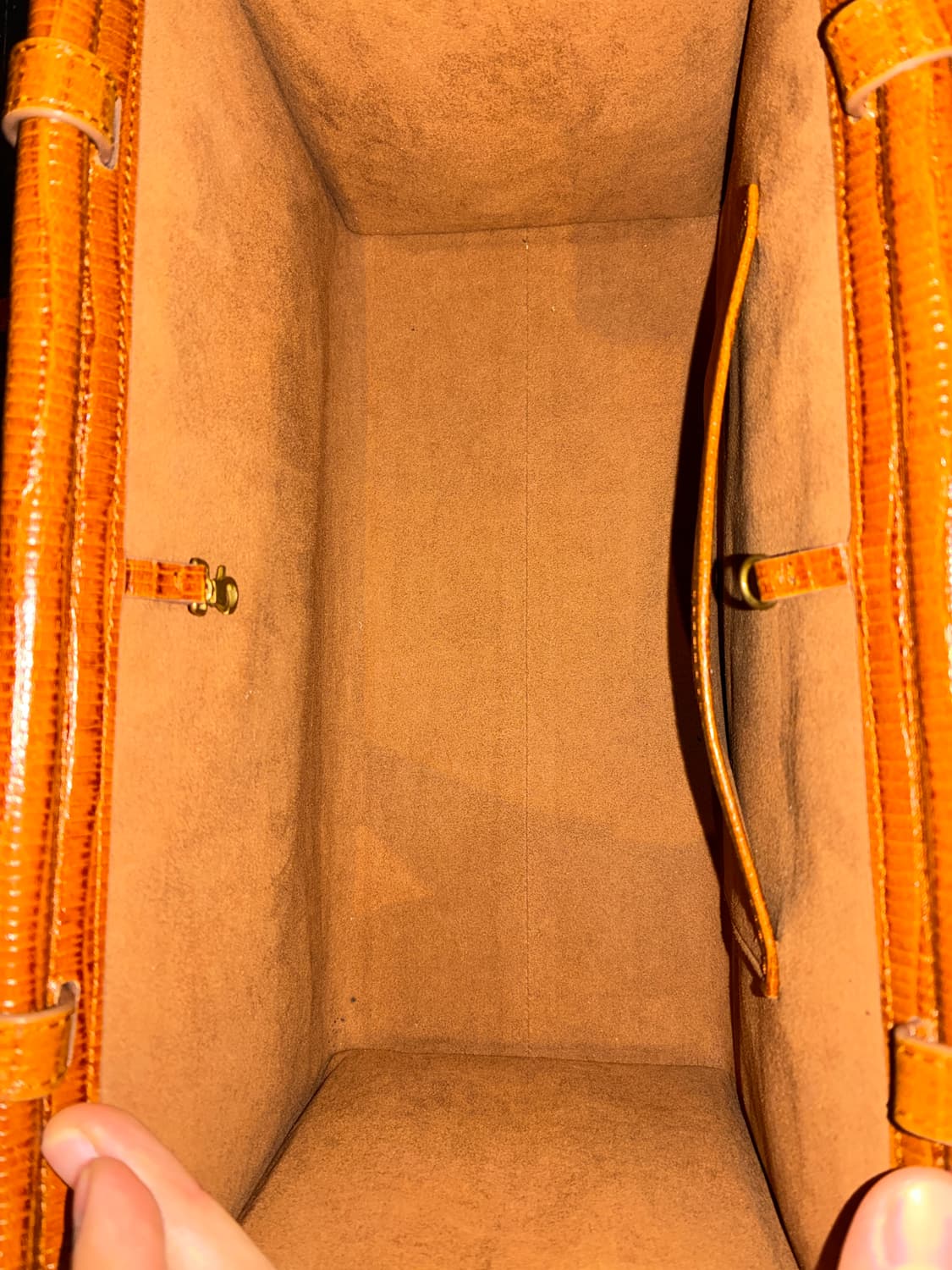 투티에 파라렐백 리자드 브라운 상품이미지2