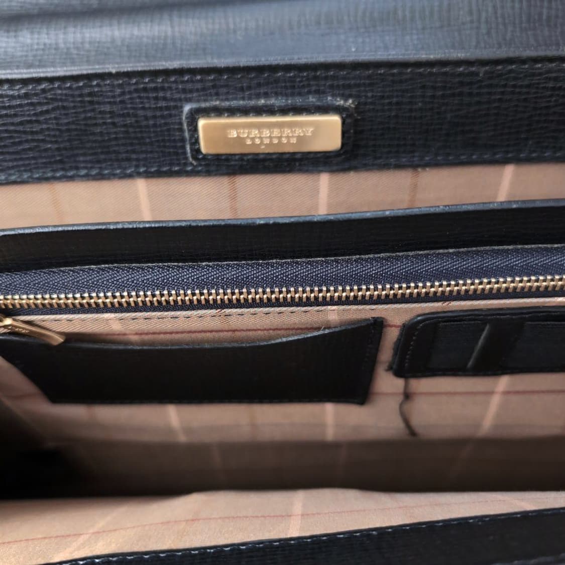 버버리 사피아노 소가죽 브리프케이스 상품이미지5