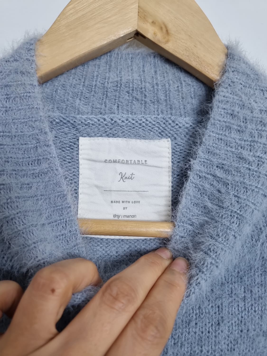 TINY I MANON 보송 크롭 니트  상품이미지6