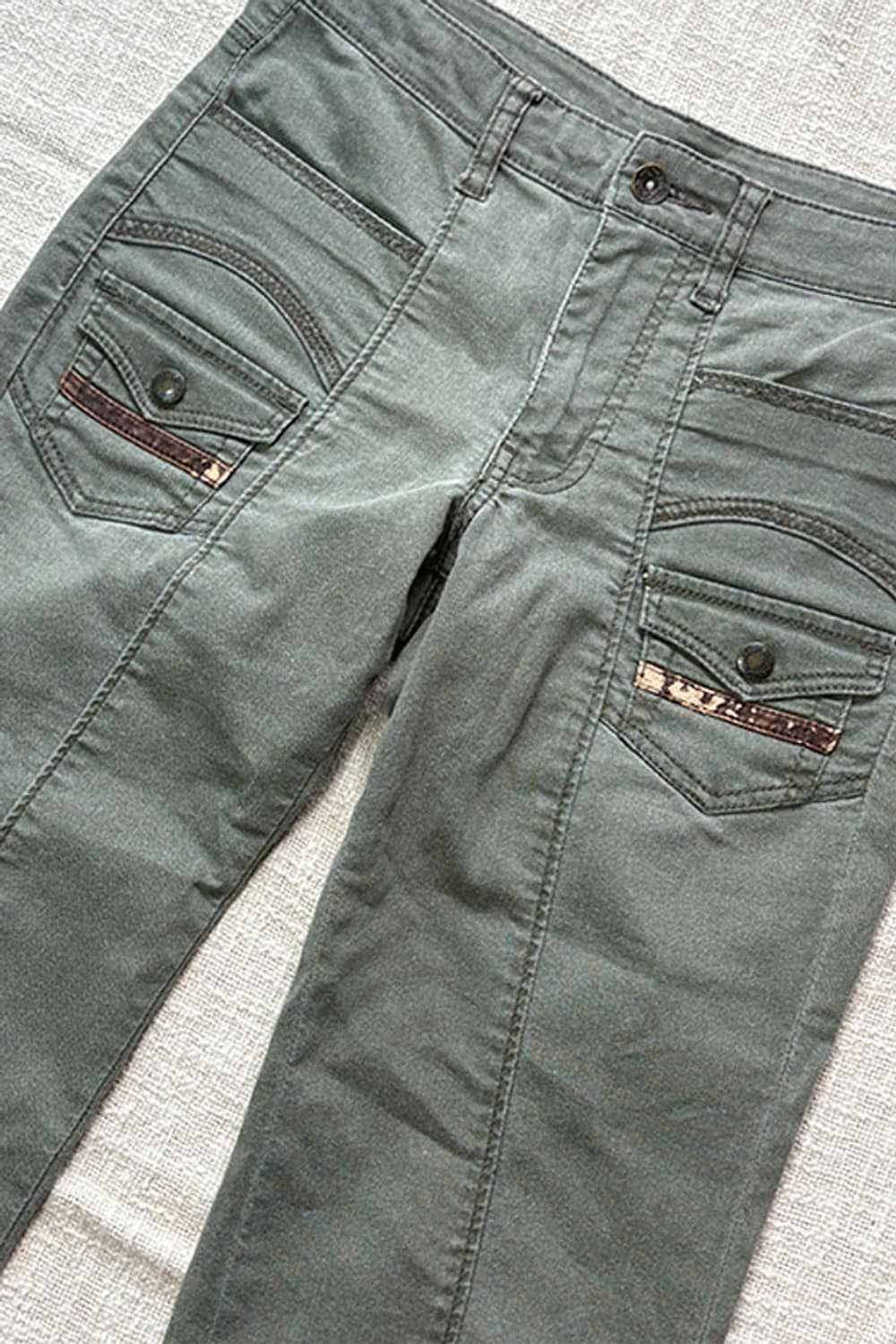 Avant-Garde Multi-Pocket Capri Pants 상품이미지7