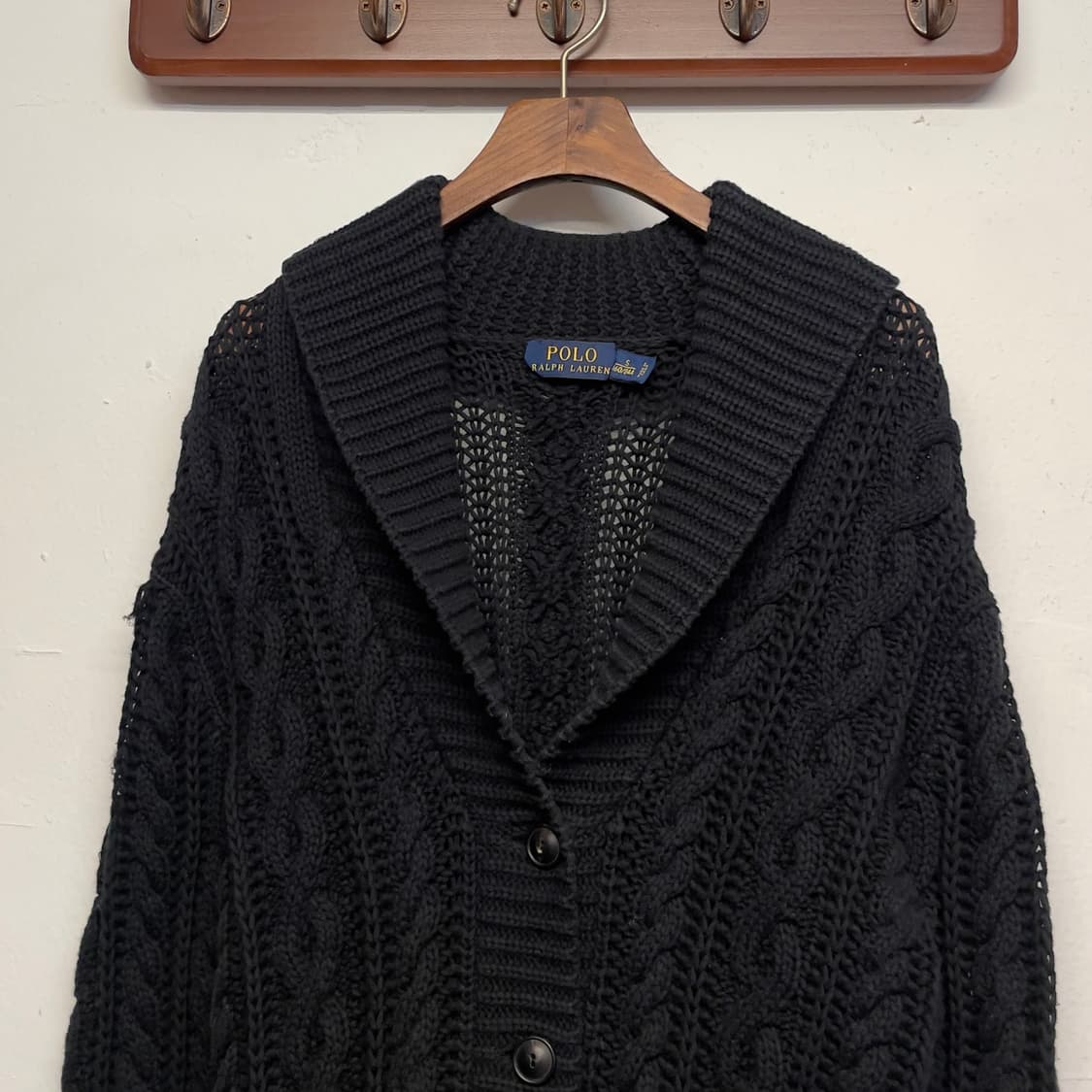 폴로 랄프로렌 (우먼) 숄카라 가디건   상품이미지3