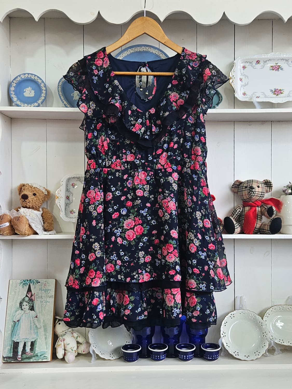 (CECIL McBEE) 플라워 쉬폰 원피스 상품이미지1