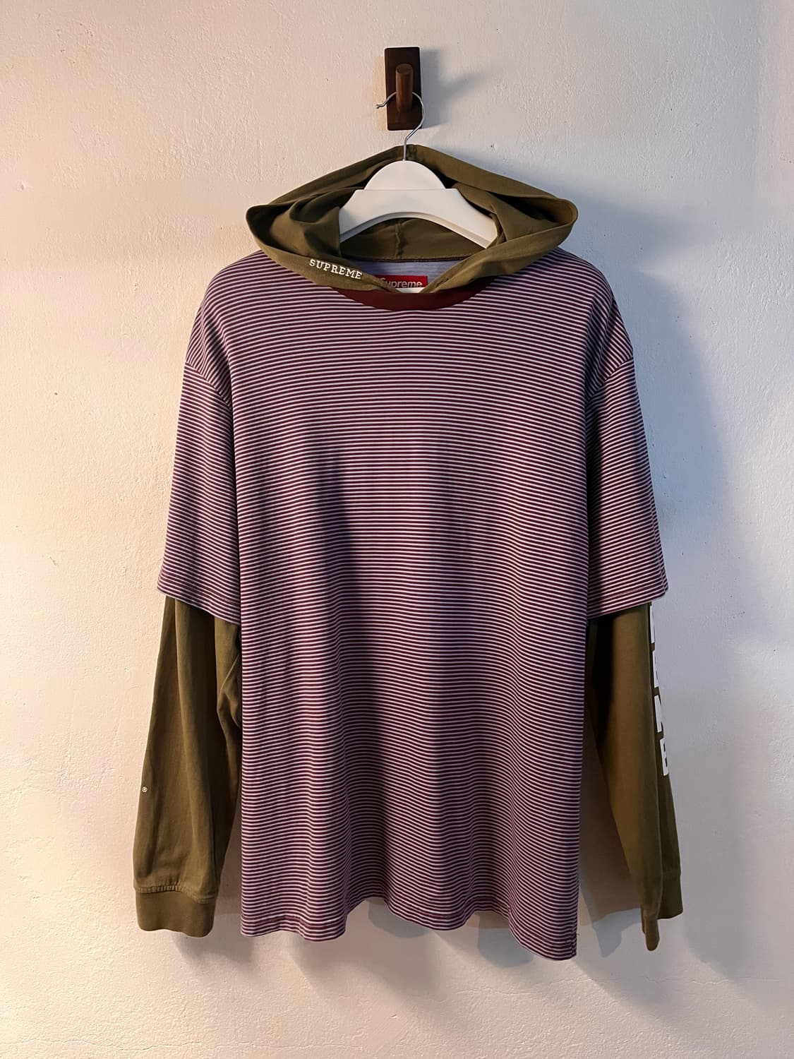 SUPREME 슈프림 후드 롱슬리브 탑  상품이미지1