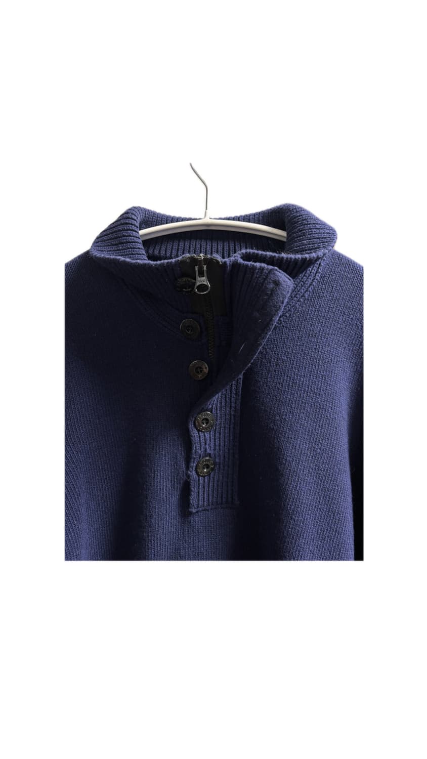 스톤아일랜드 와펜 하프집업 니트 상품이미지2