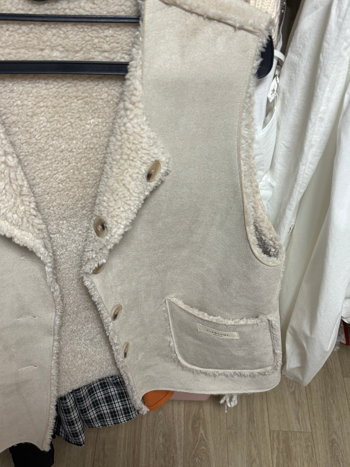 무스탕 조끼 상품이미지2