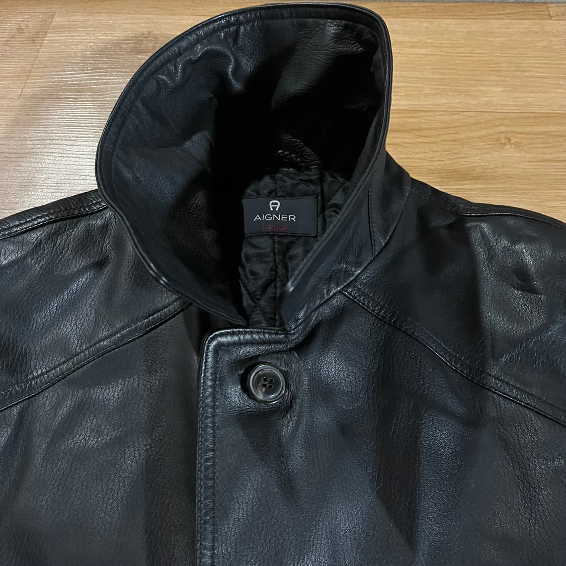 [110] 아이그너 램스킨 가죽코트 상품이미지4