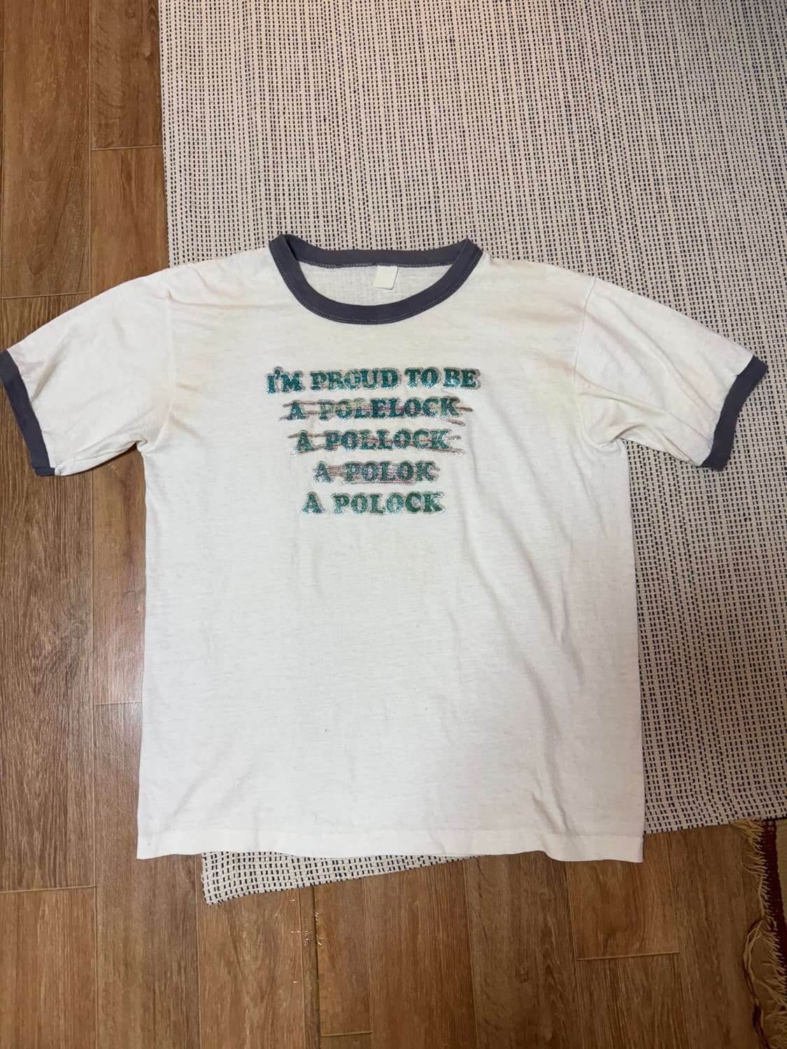 80s 빈티지 글리터 링거티 상품이미지2