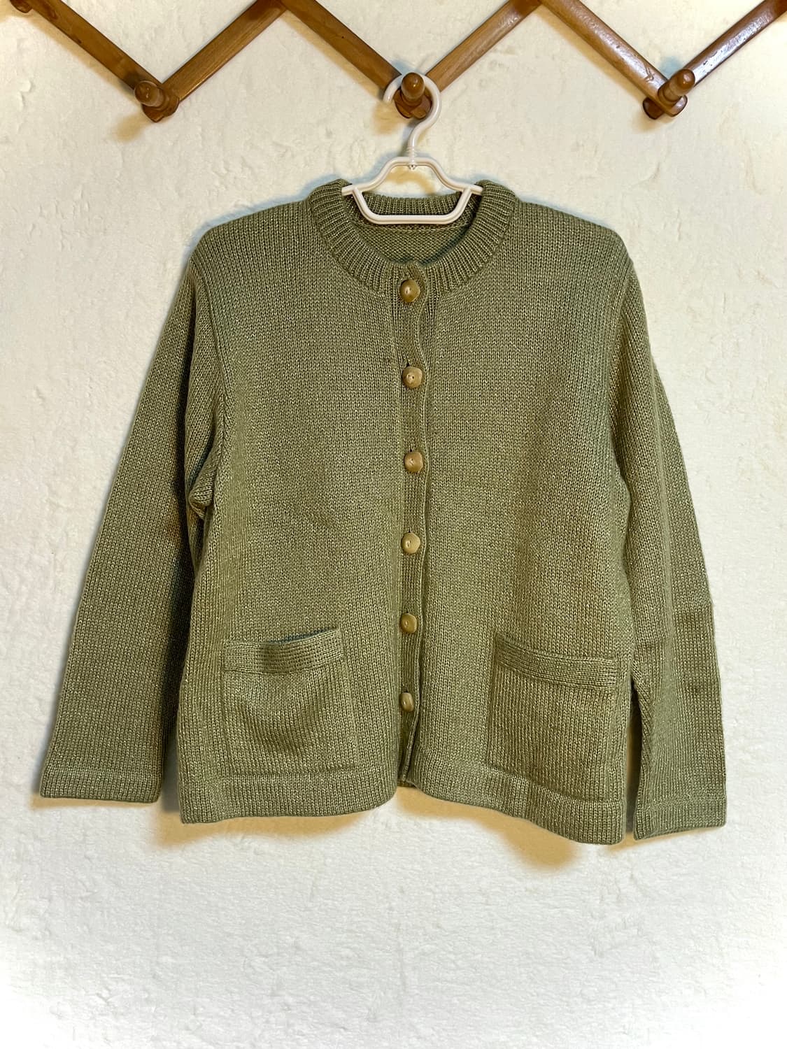 빈티지 말차 니트 가디건 아우터 상품이미지1