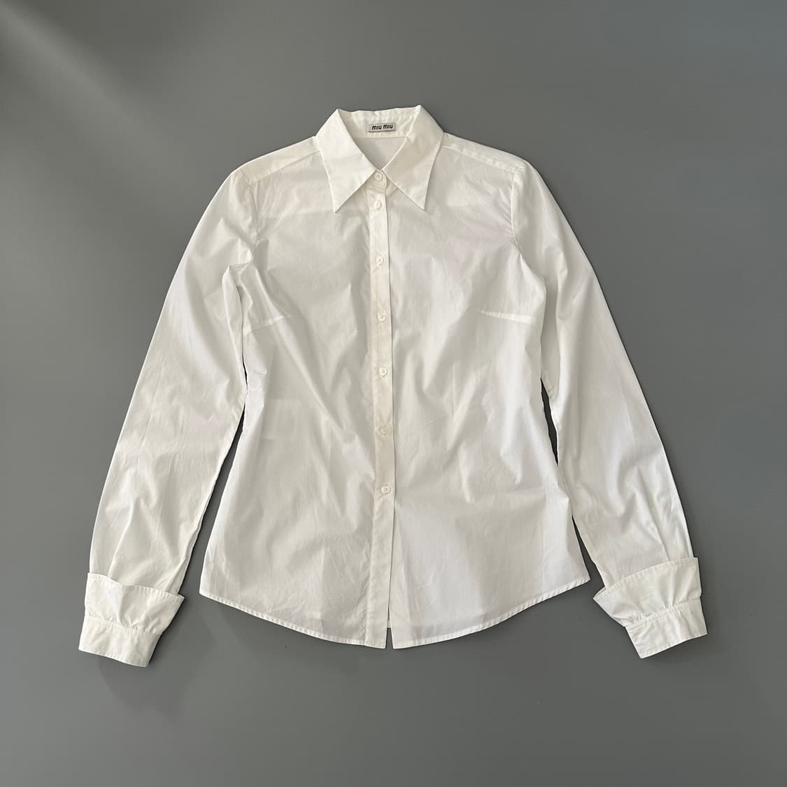 미우미우 miu miu 소매 디테일 셔츠 상품이미지1