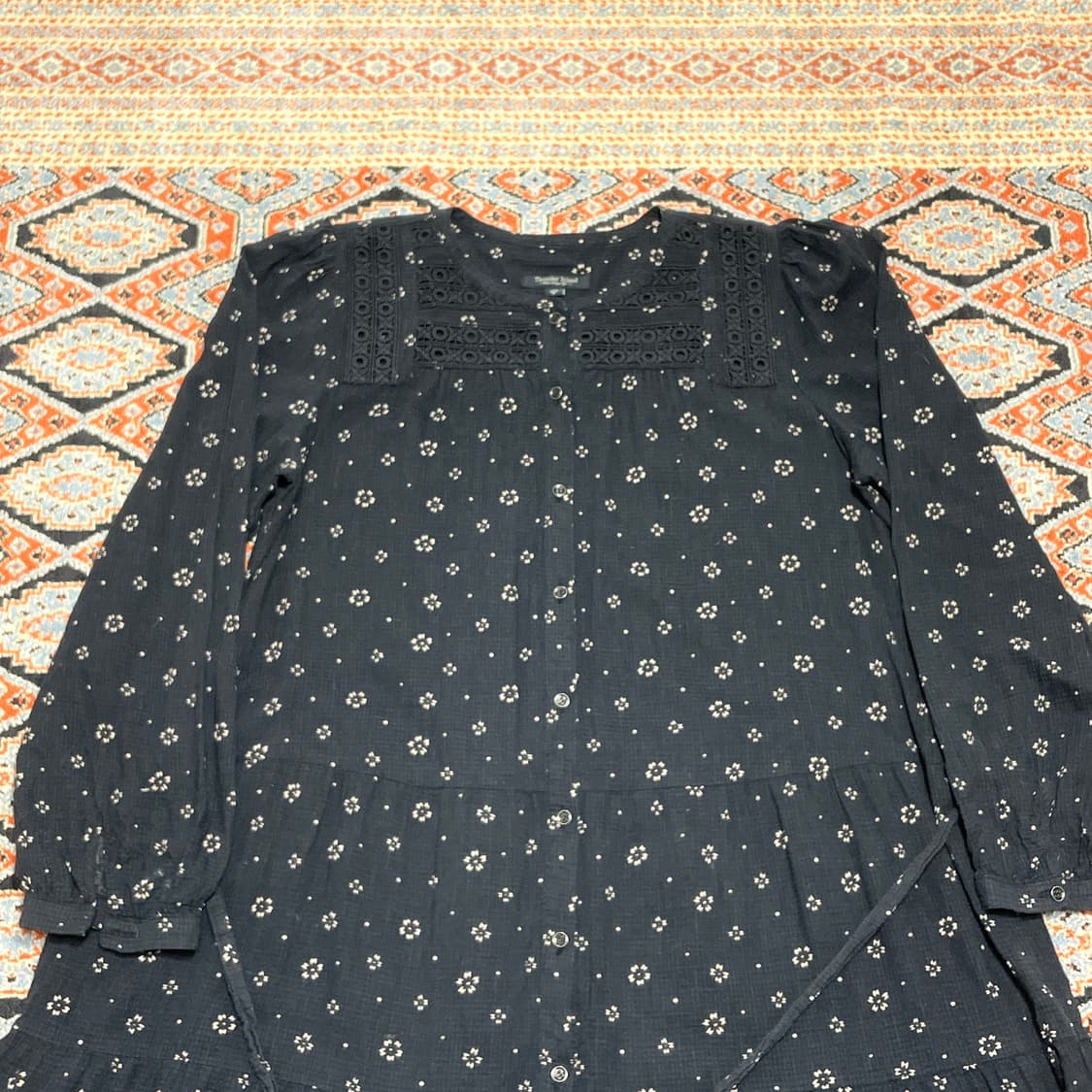 써스데이아일랜드 블랙 캉캉 롱 원피스 여성M 상품이미지2