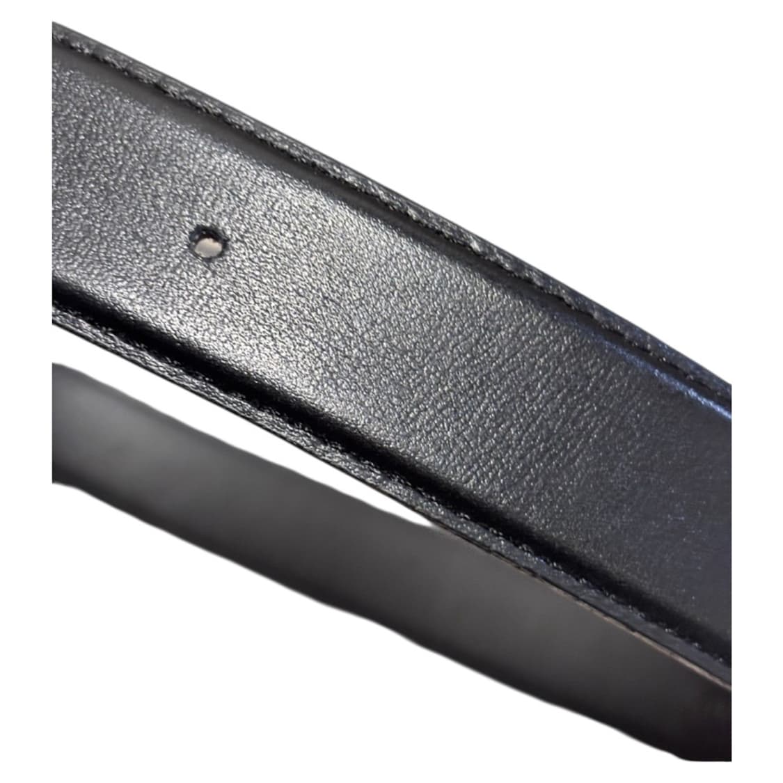 [무배/실물O] 할렌 스퀘어 빈티지 실버버클 소가죽 벨트 블랙 상품이미지6