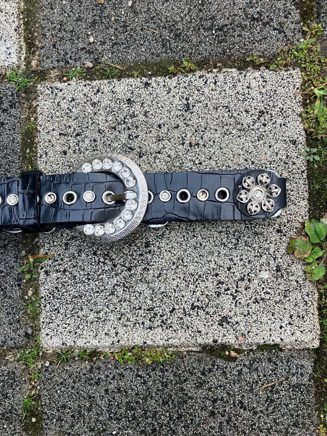 crystal Detail westurn belt  상품이미지4