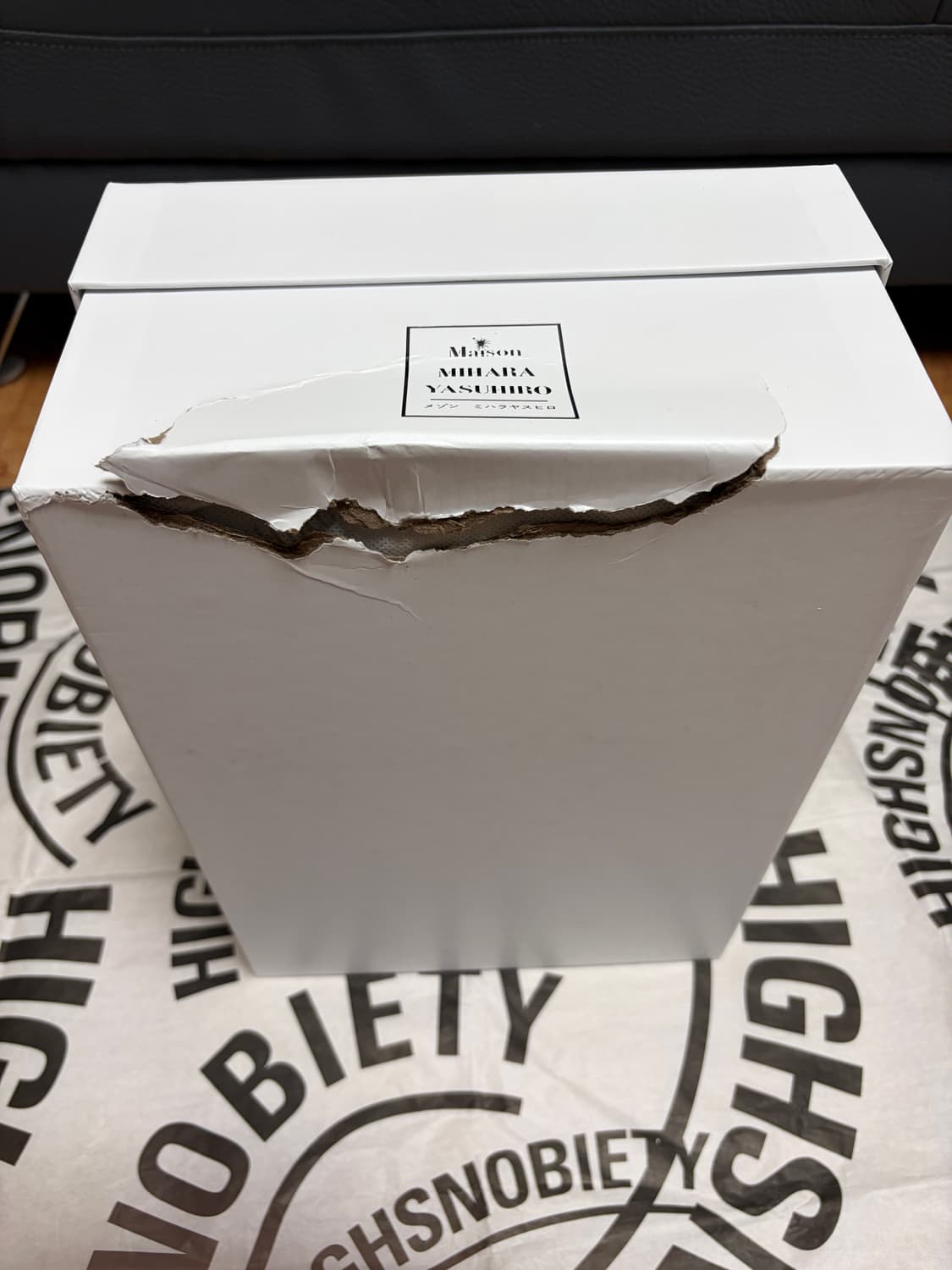 [43] 메종 미하라 야스히로 올리버 OG 솔 캔버스 블랙 상품이미지9