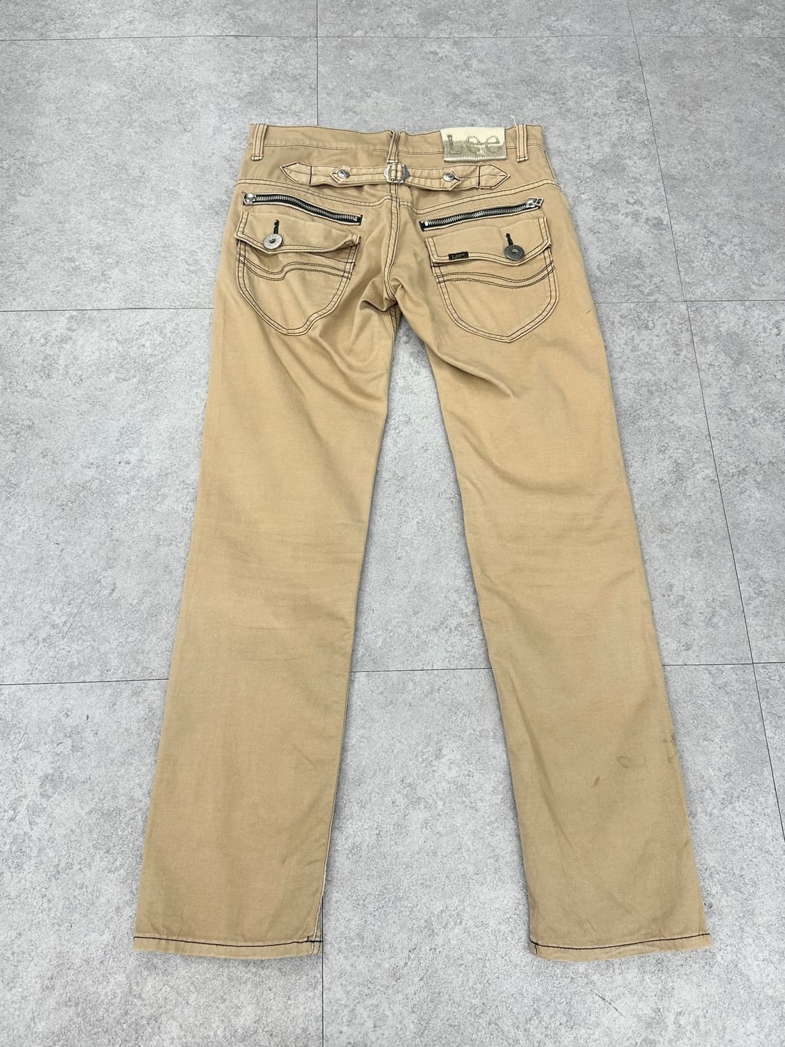 LEE zipper point back detail moto pants 상품이미지6
