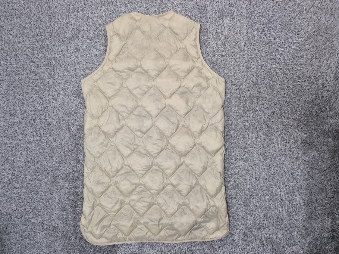 유니클로 여성 경량 다운 롱패딩 조끼 M 상품이미지4