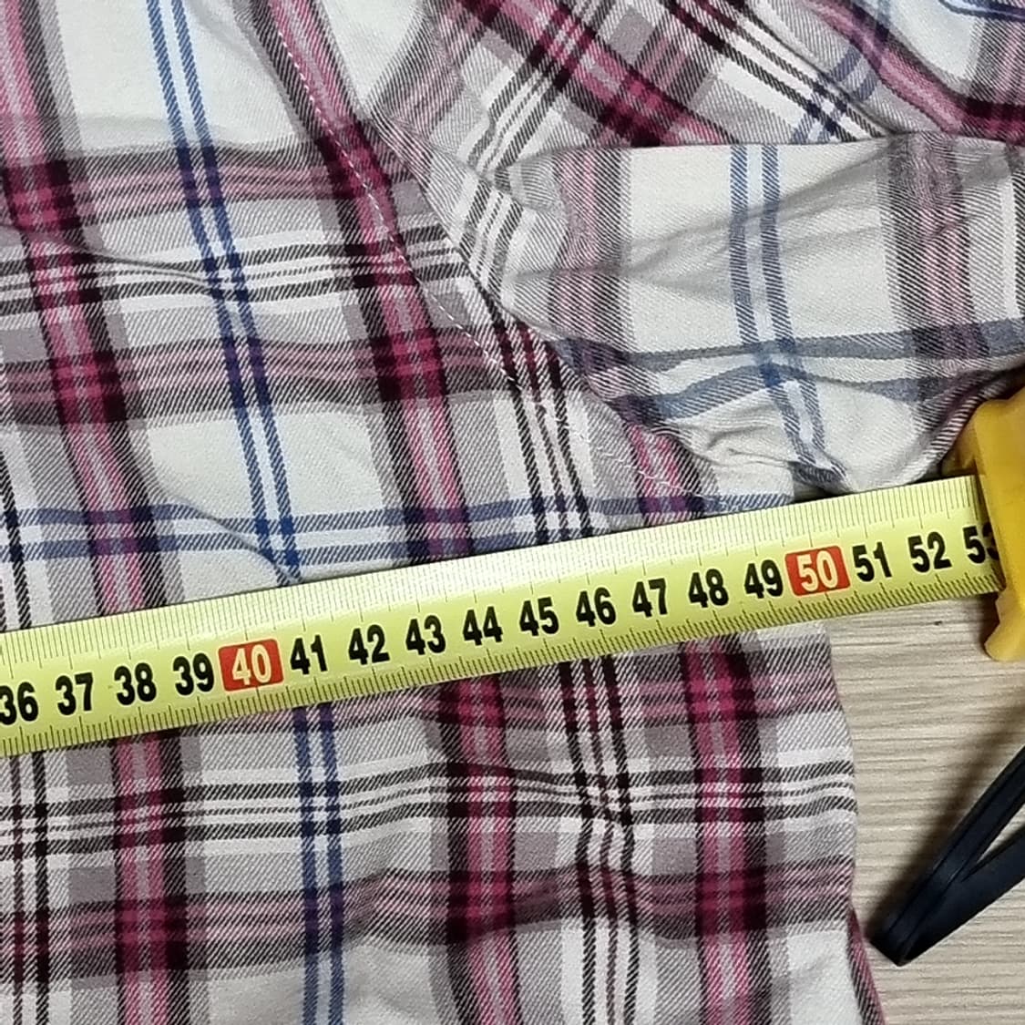 헨리코튼 화이트/핑크 체크 셔츠 남방(95) 상품이미지8