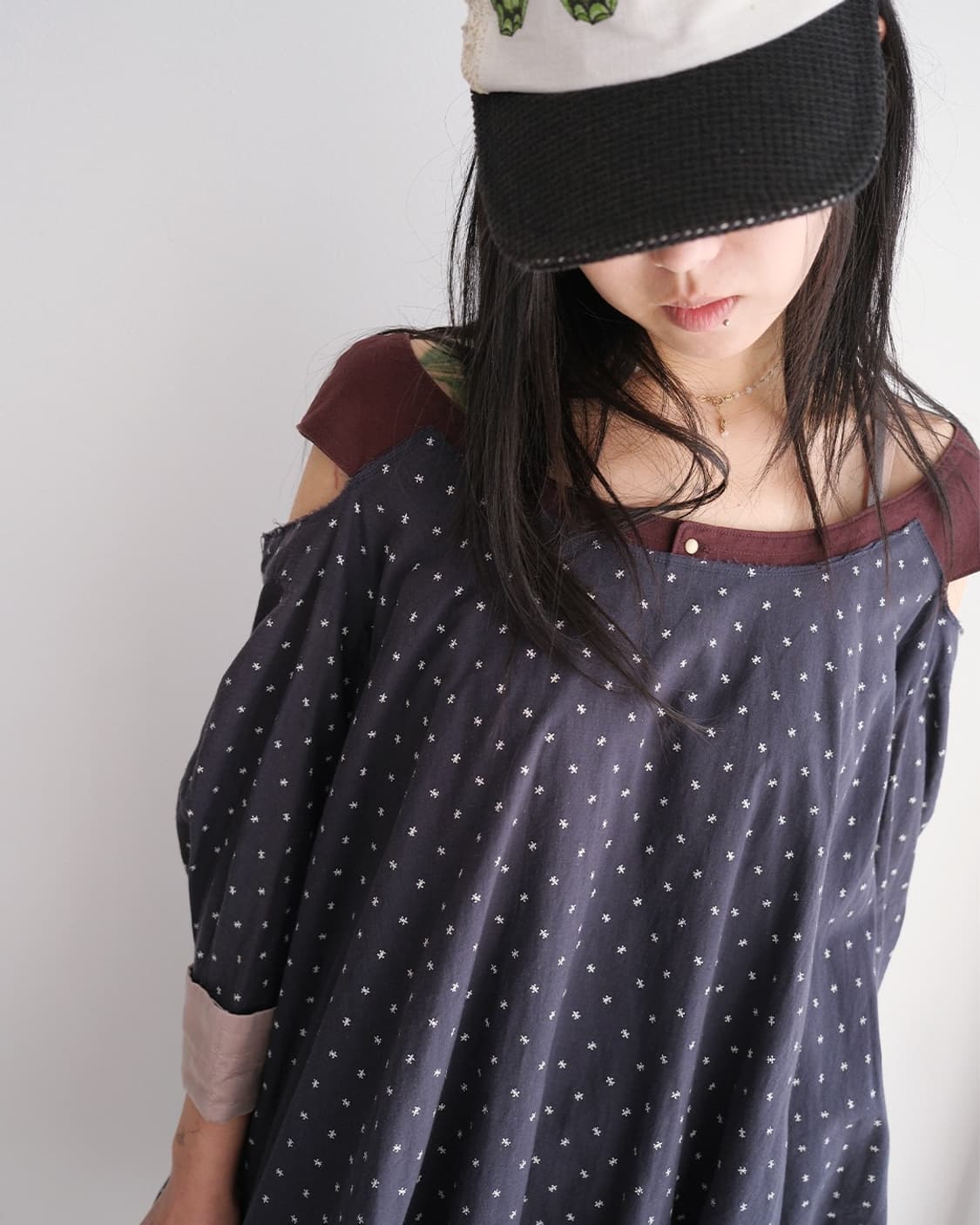 Baby doll silk cuff dress 상품이미지1