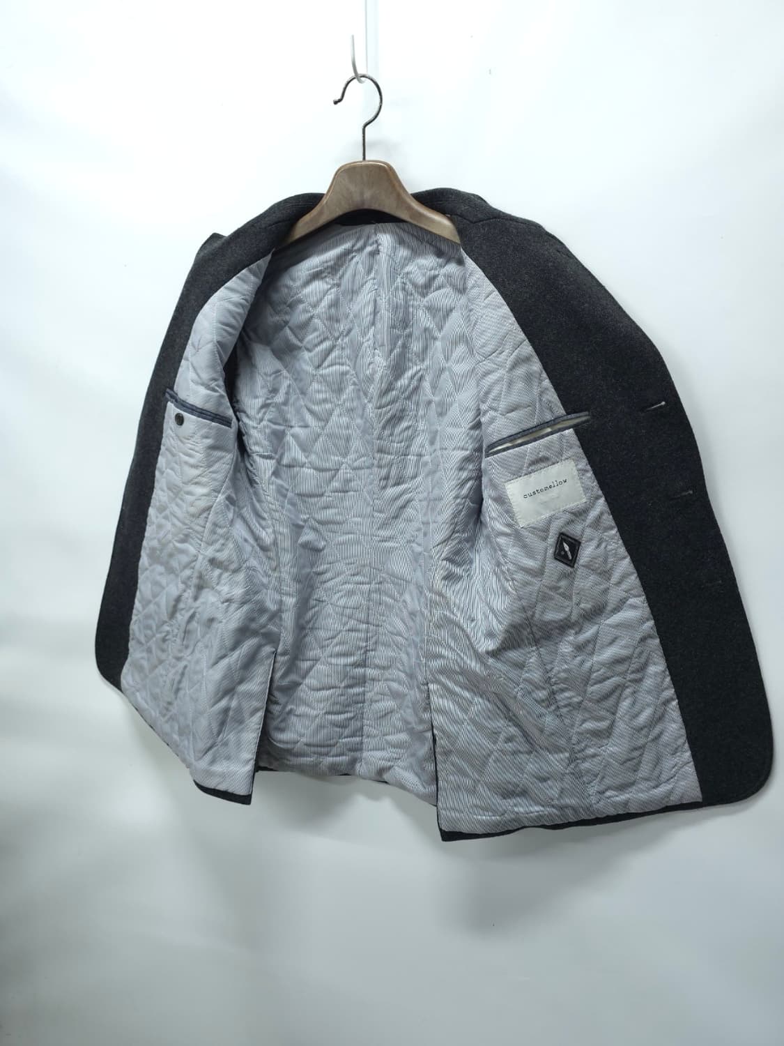 커스텀 멜로우 챠콜그레이 모직 블레이져 (95~100) 상품이미지4