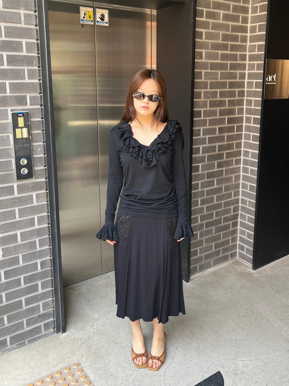 Toga pulla 토가 풀라 리프 스커트 상품이미지3