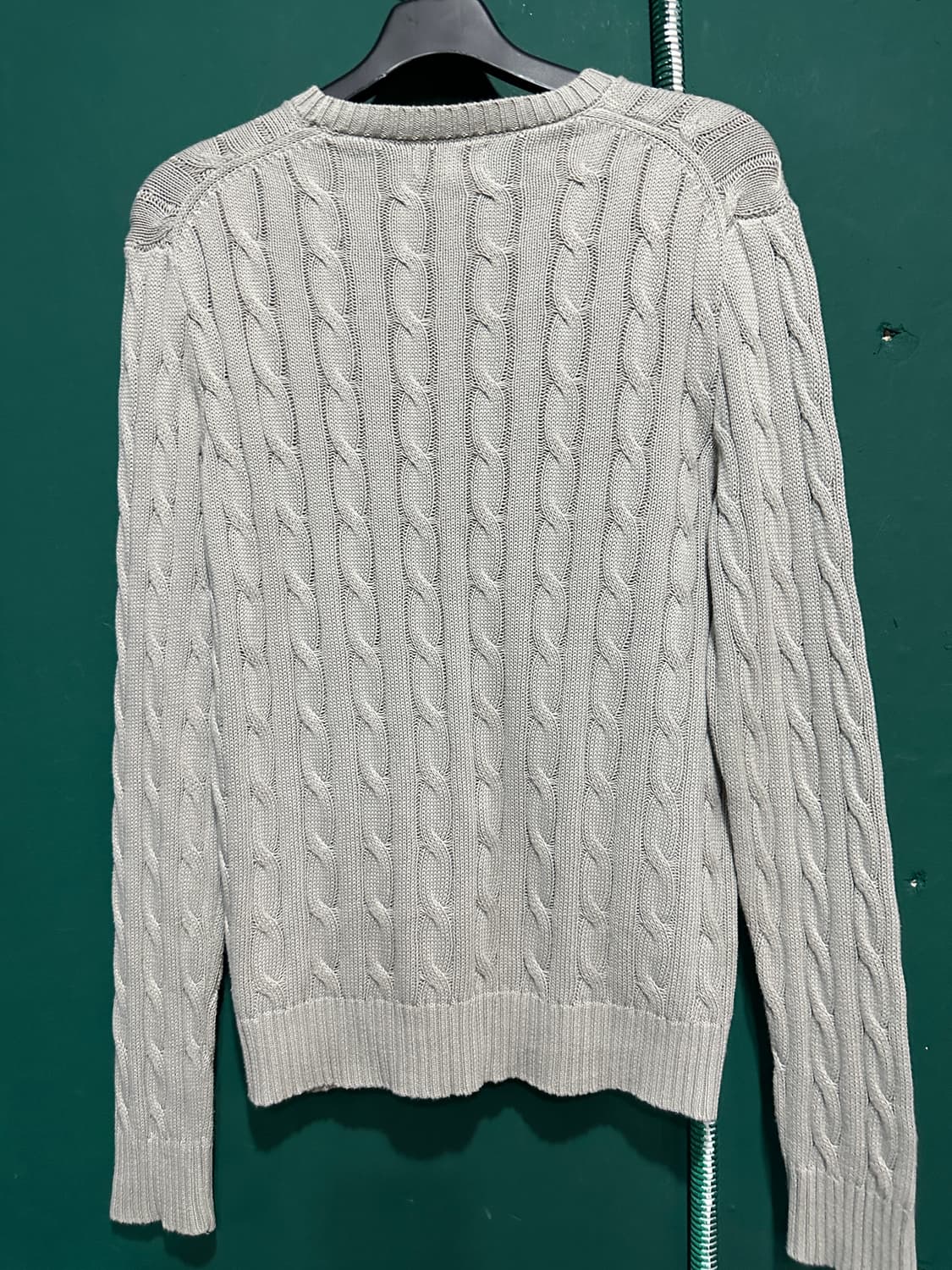 폴로 꽈베기니트 그레이 M 상품이미지2