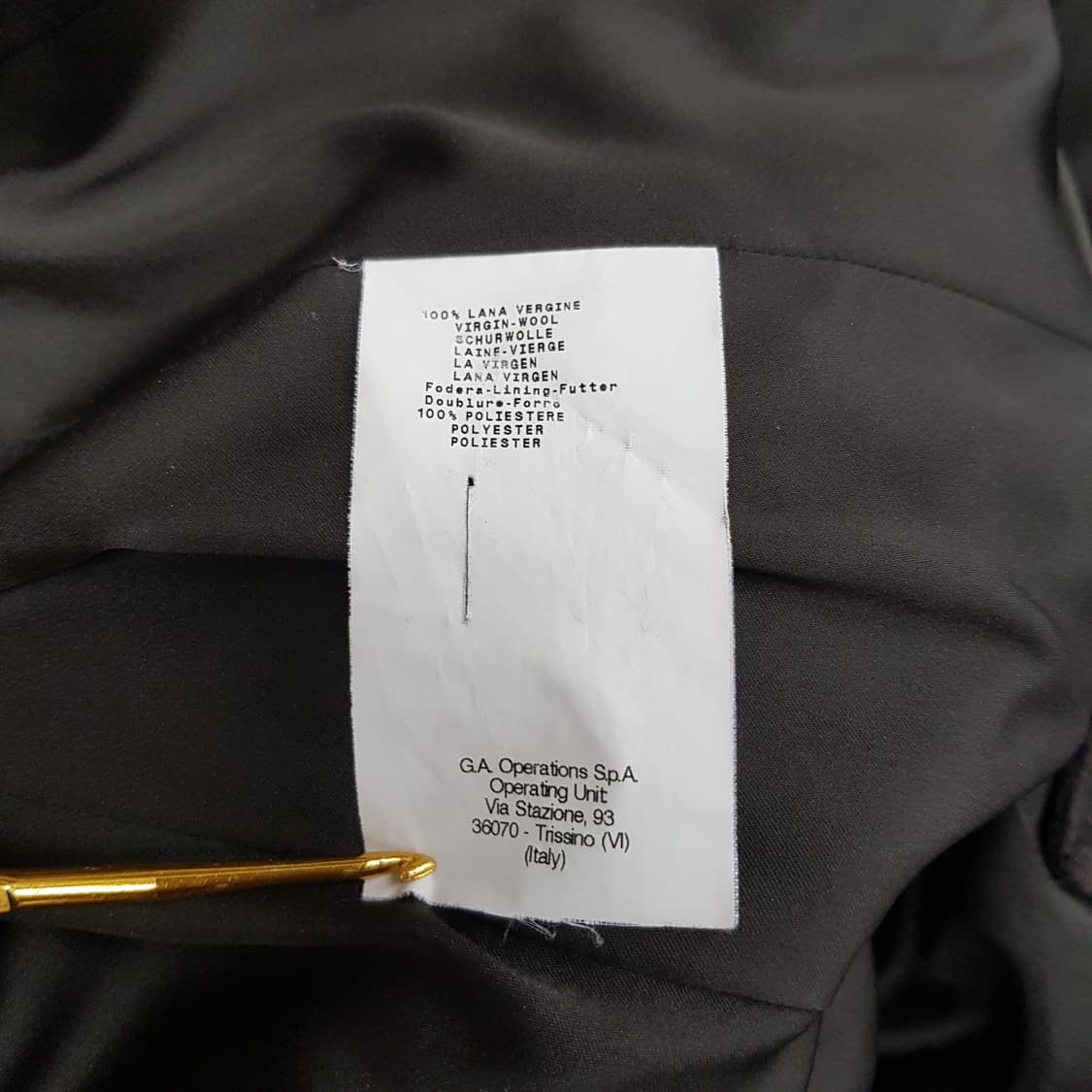 아르마니 꼴레지오니 이탈리아 울 더블 롱코트 40사이즈 상품이미지10