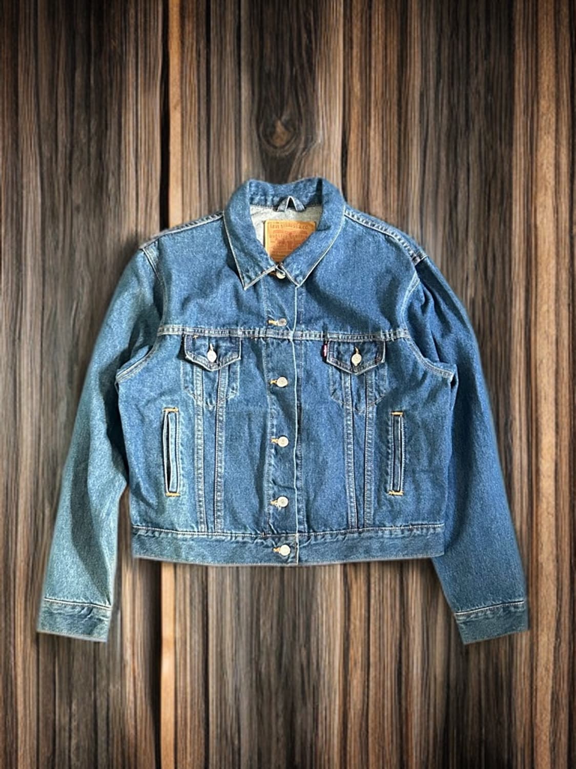 90~00s 리바이스 데님자켓 Made in USA 상품이미지1