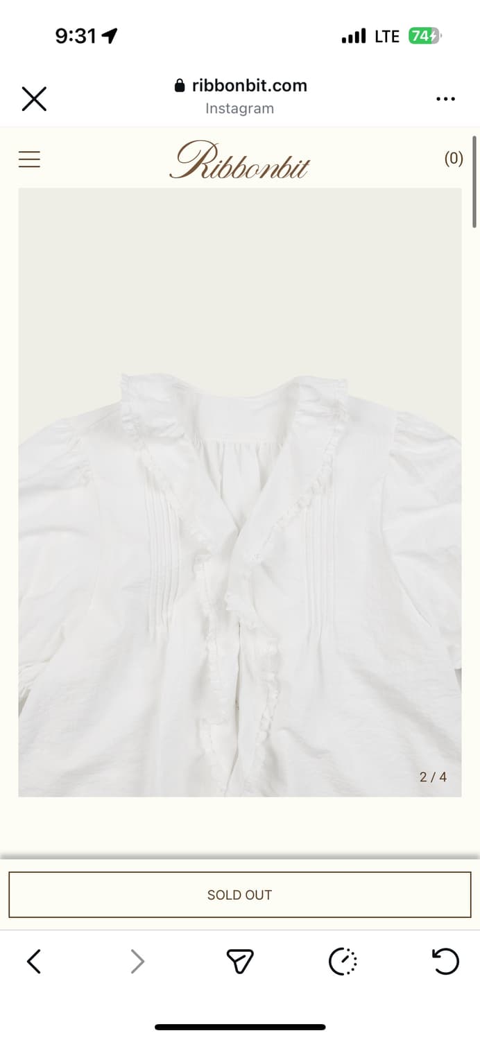 Ribbonbit rosie ruffle blouse 상품이미지2