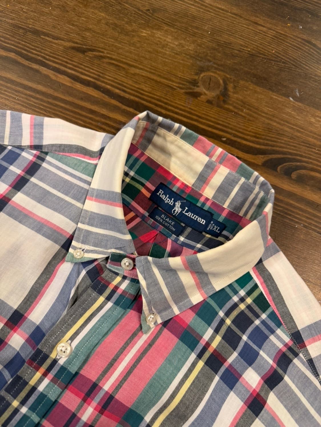 폴로 랄프로렌 마드라스 체크 셔츠 105~110 상품이미지9
