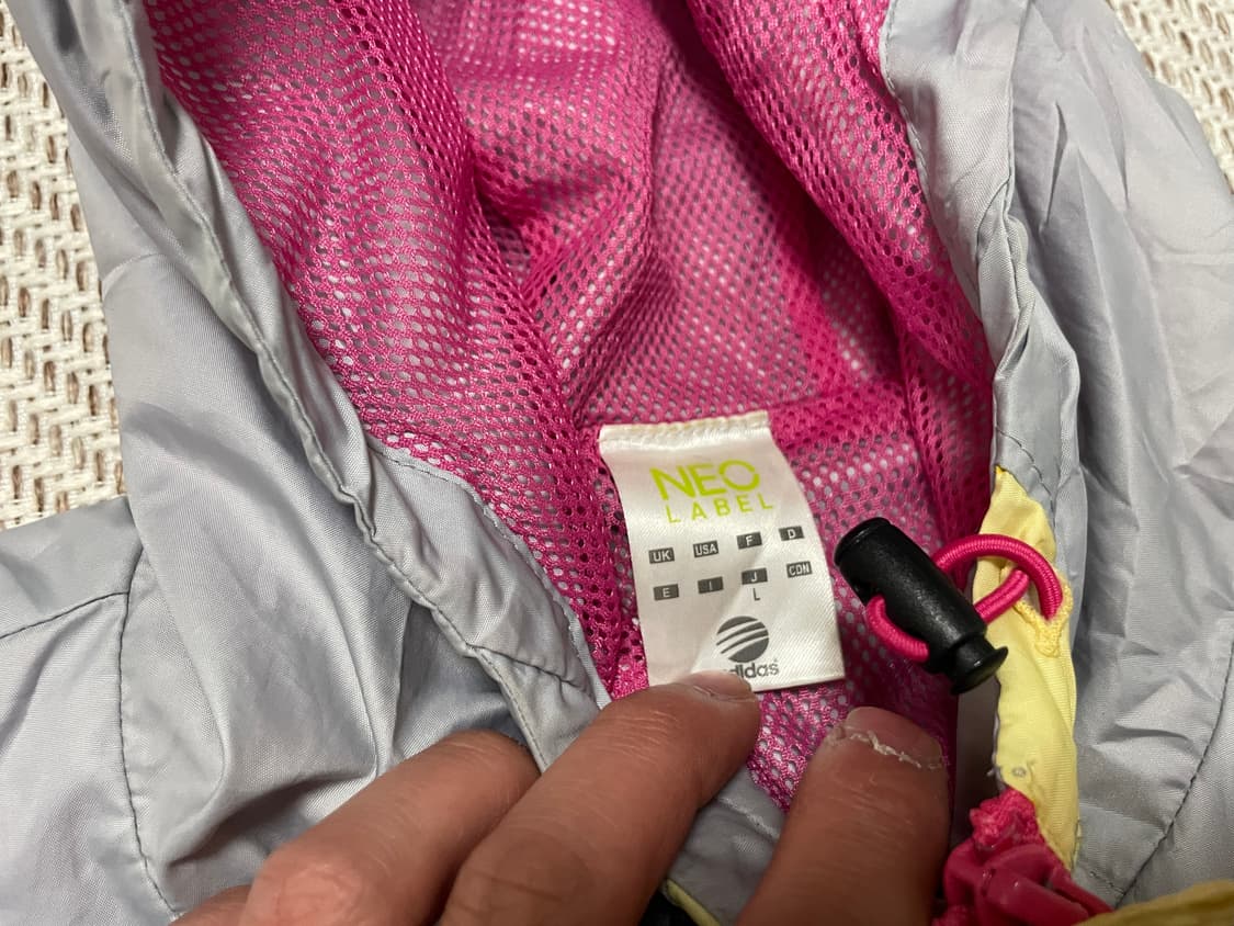 아디다스 네오 도트 배색 윈드브레이커 J03272 상품이미지5