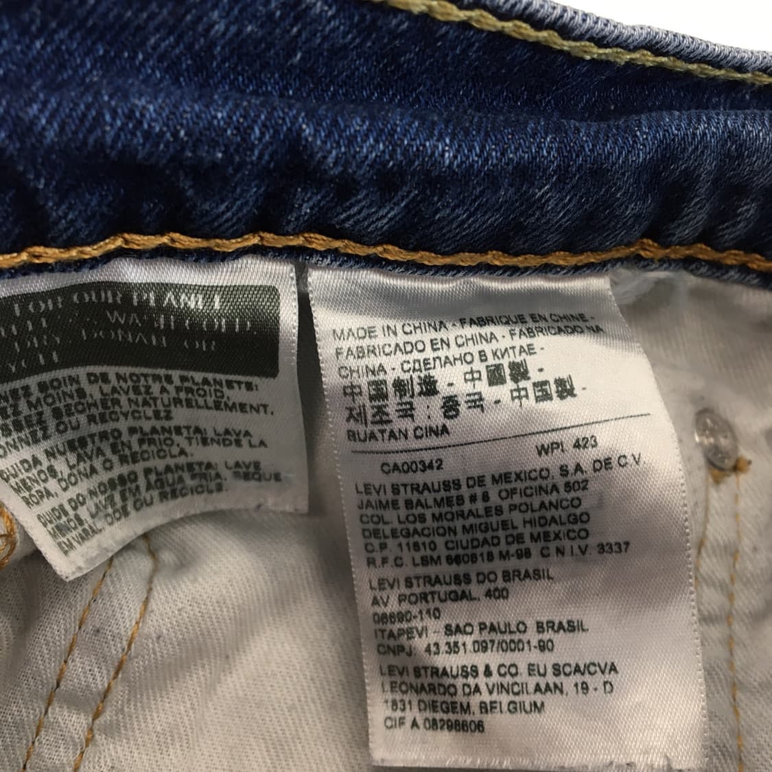 리바이스 511 오리지널 데님진 35 인치  상품이미지5