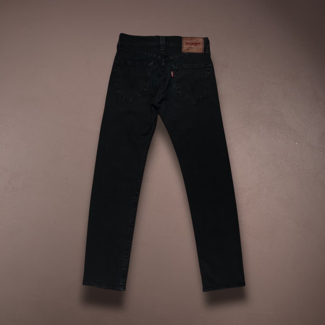 리바이스 505 흑청 데님팬츠 상품이미지6