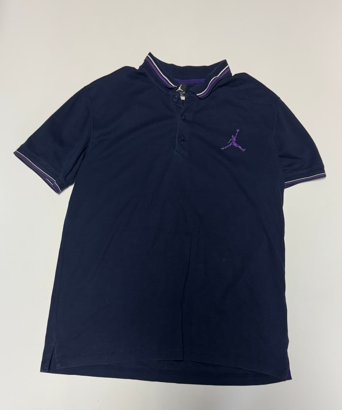 나이키 조던 올드스쿨 드라이핏 반팔 카라티 L ~ XL 네이비 상품이미지1