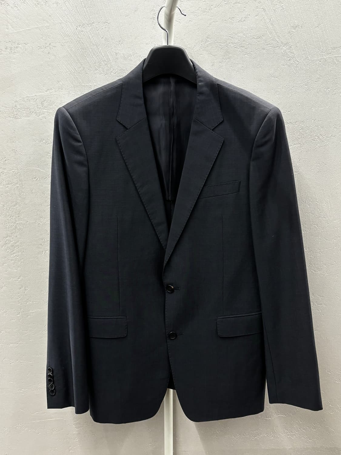 솔리드 남성용 네이비 정장 자켓 105 상품이미지2