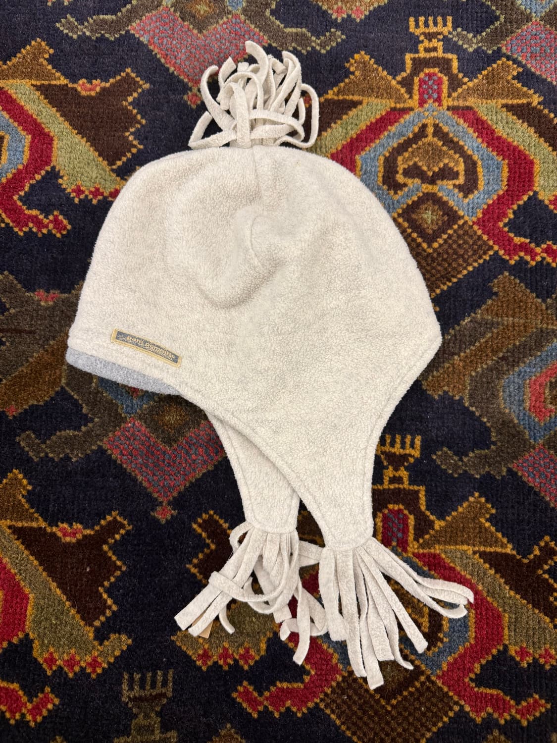 아이보리 플리스 이어플랩 비니 상품이미지1