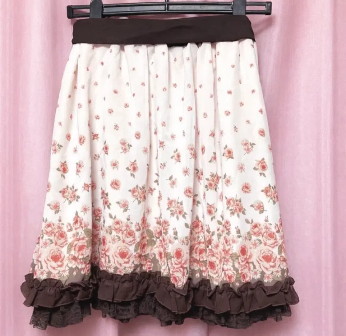 Axes femme 엑시즈팜 리즈리사 짜잔씨 레스트로즈깔 미디스커트 상품이미지1