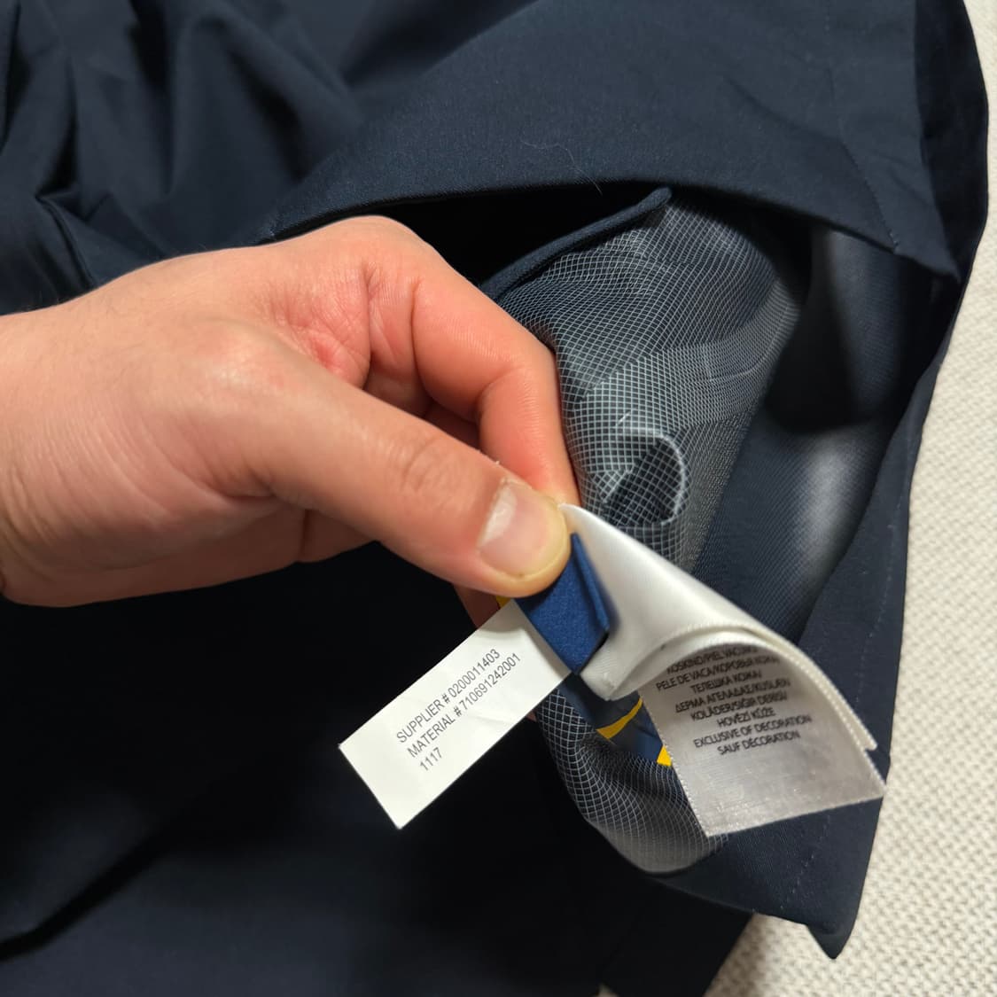 폴로 랄프로렌 네이비 트렌치 레인 코트 상품이미지8