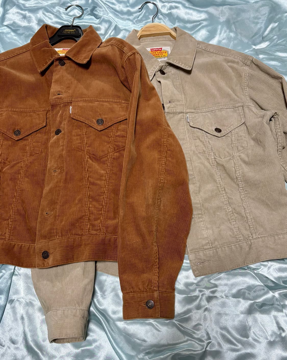 90s 리바이스 화이트탭 코듀로이 베이지 데님자켓  상품이미지10