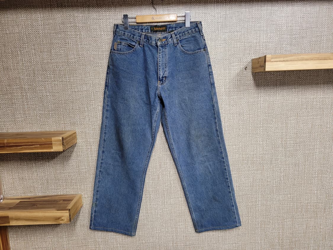 31인치 팀버랜드 와이드핏 빈티지 청바지 아메카지 올드스쿨 중청  상품이미지1