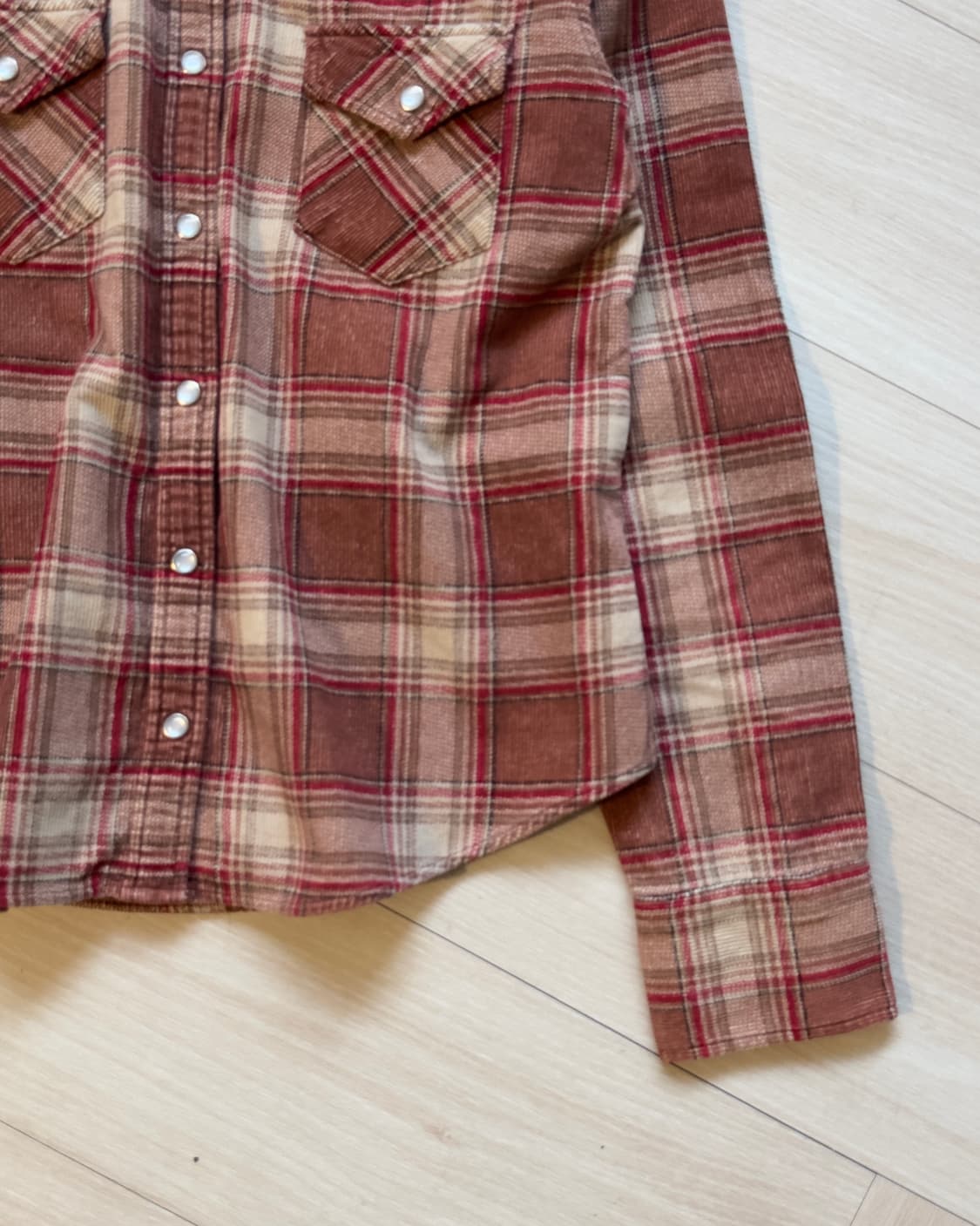 [COLZA] western check corduroy shirts 상품이미지6